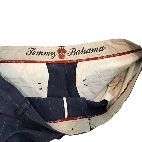 TOMMY BAHAMAS LINEN‎ & SILK SHORTS WAIST 36 - Picture 6 of 8